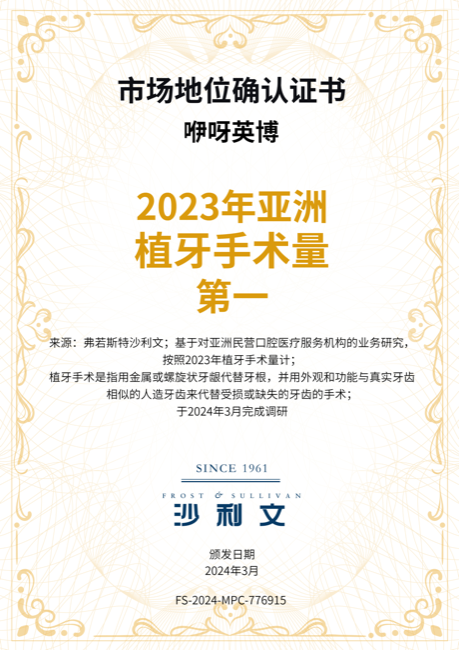 2023 Asia #1 Implant Surgeries