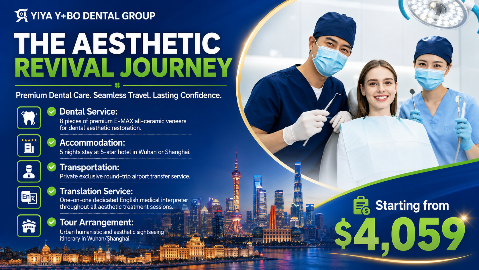 The Aesthetic Revival Journey dental tourism package